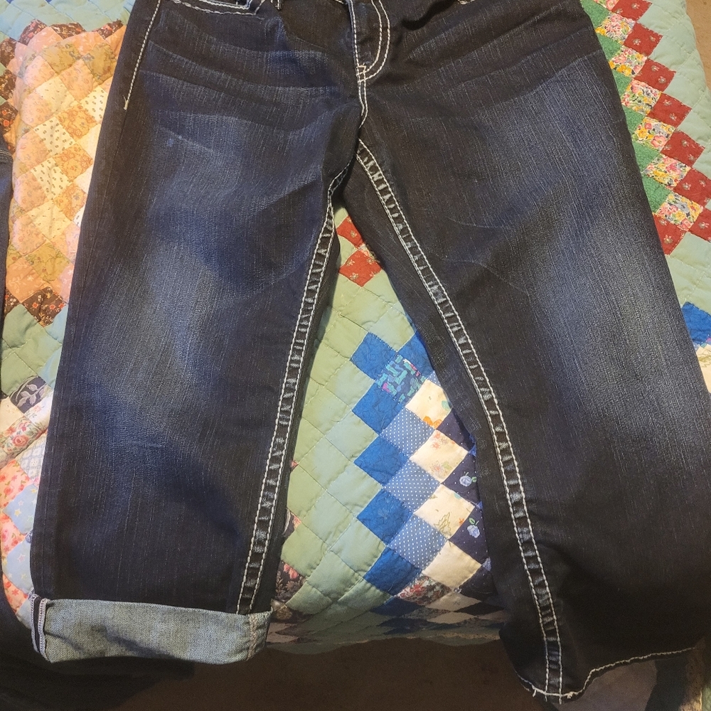 Silver jeans